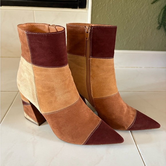 Madden Girl Patchwork Booties - Picture 3 of 8